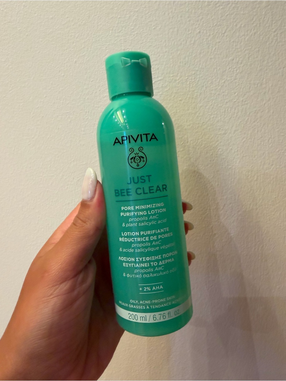 APIVITA Just Bee Clear Pore Minimizing Purifying Lotion - Teal
